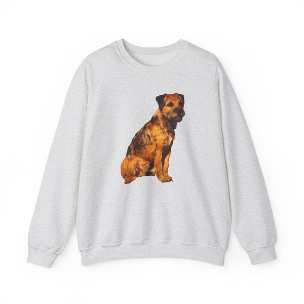 Border Terrier 'Andrew' Unisex 50/50 Crewneck Sweatshirt