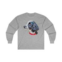 'English Cocker Spaniel 'Tango' 100% Cotton Long Sleeve Tee'