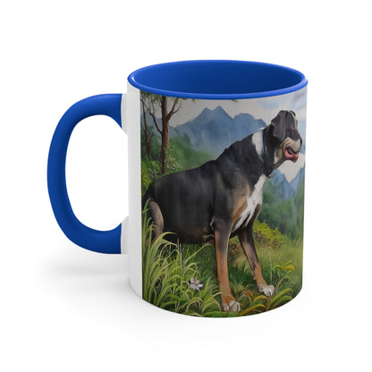 Mountain Cur 11oz Ceramic Accent Mug
