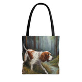 Irish Red & White Setter Polyester Tote Bag (AOP) - Versatile Companion