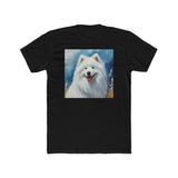 Samoyed Men's Fitted Cotton Crew Tee