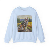 Czechoslovakian Vlcak -Unisex 50/50 Crewneck Sweatshirt