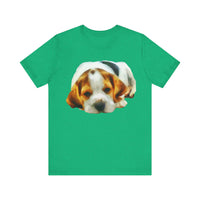 English Foxhound 'Sasha' Unisex Jersey Short Sleeve Tee