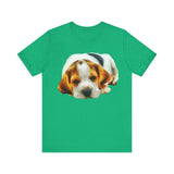 English Foxhound 'Sasha' Unisex Jersey Short Sleeve Tee