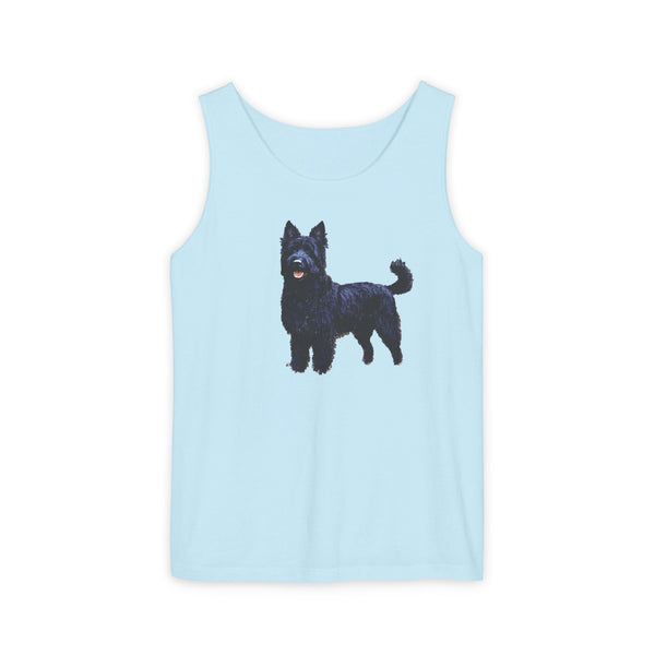 Croatian Sheepdog Unisex Relaxed Fit Garment-Dyed Tank Top