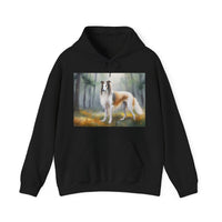 Borzoi 'Russian Wolfhound' Unisex 50/50 Hooded Sweatshirt