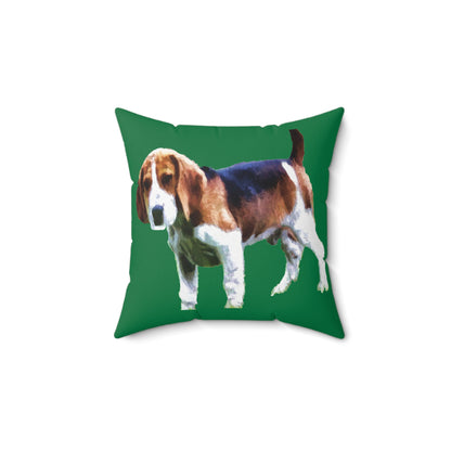 American Foxhound Spun Polyester Throw Pillow