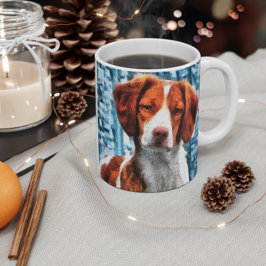 Brittany Spaniel 'Gunner' Ceramic Mug 11oz