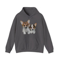 Welsh Corgi 'Cousins' Unisex 50/50 Hoodie