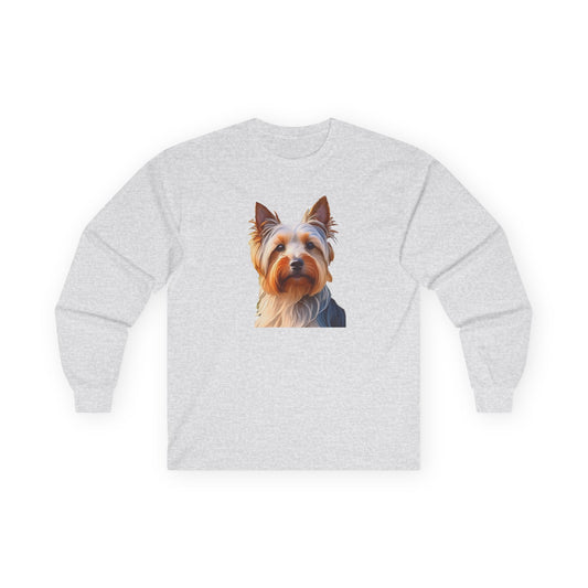 Silky Terrier Unisex Classic Cotton Long Sleeve Tee