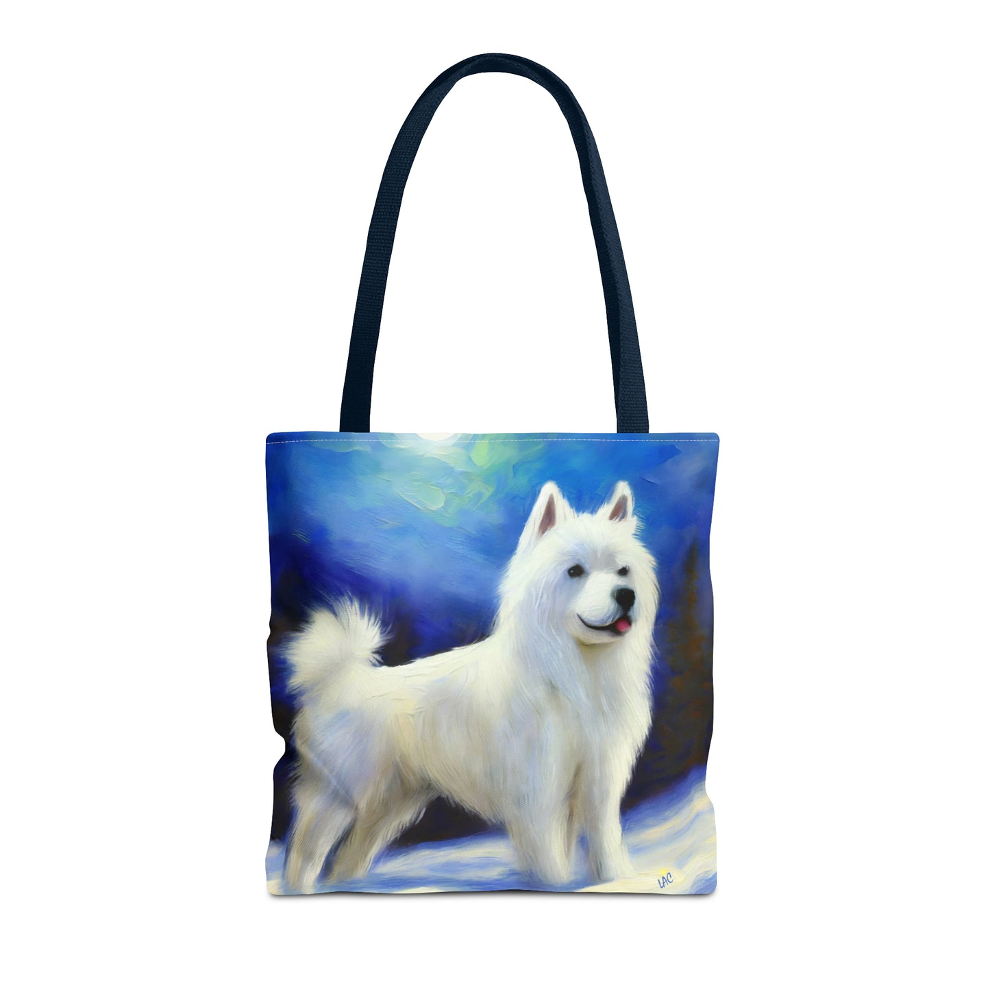 The Enchanted American Eskimo Dog Tote Bag