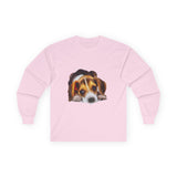 Beagle 'Daisy Mae' Unisex Cotton Long Sleeve Tee