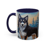 Lapponian Herder Ceramic Accent Coffee Mug - 2 SIzes