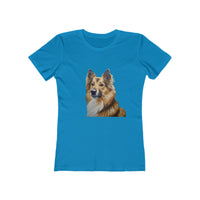 Icelandic Sheepdog Women's Slim Fit Ringspun Cotton Tee