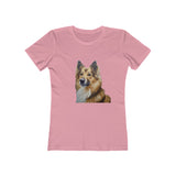 Icelandic Sheepdog Women's Slim Fit Ringspun Cotton Tee