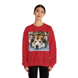 Malamute Unisex 50/50 Crewneck Sweatshirt