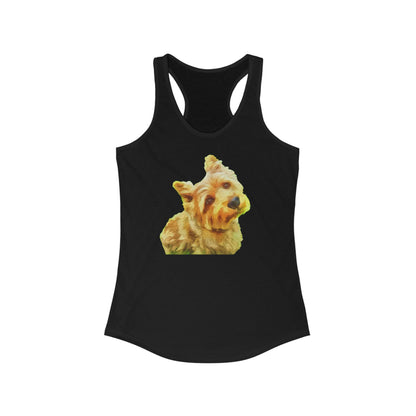 Norwich Terrier Women's Racerback Tank: Big Dog in a Small Body