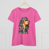 Gordon Setter 'Angus' Women's Midweight Cotton Tee