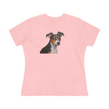 Teddy Roosevelt Terrier Women's Relaxed Fit Cotton Tee