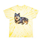 Finnish Lapphund Unisex Cotton Tie-Dye Tee, Cyclone