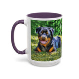 Rottweiler - Lina Accent Coffee Mug (11, 15oz)