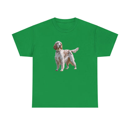 English Setter No 4 - Unisex Heavy Cotton Tee