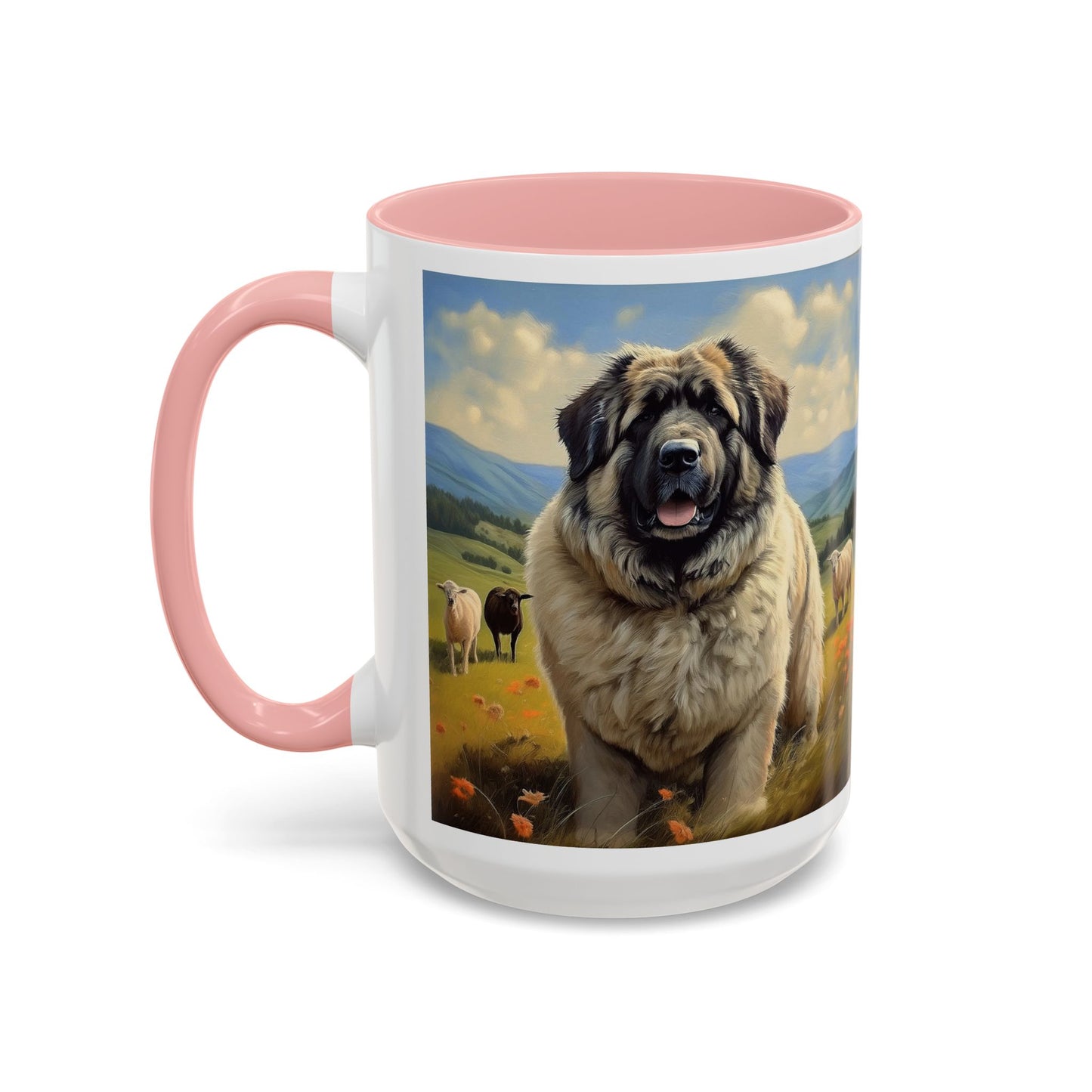 Caucasian Shepherd Dog Ceramic Accent Coffee Mug