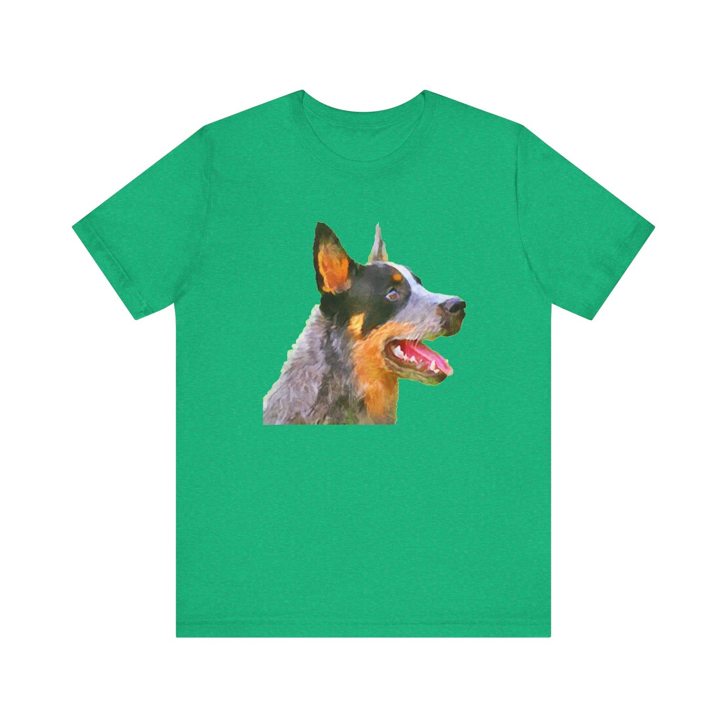 Blue Heeler - Australian Cattle Dog 'Percy' Unisex Jersey Short Sleeve Tee