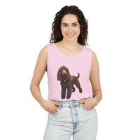 Irish Water Spaniel Unisex Relaxed Fit Garment-Dyed Tank Top