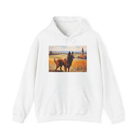 Belgian Tervuren  --  Unisex50/50 Hooded Sweatshirt