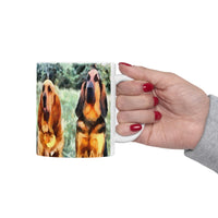 Bloodhounds 'Bear & Bubba'   -  Ceramic Mug 11oz