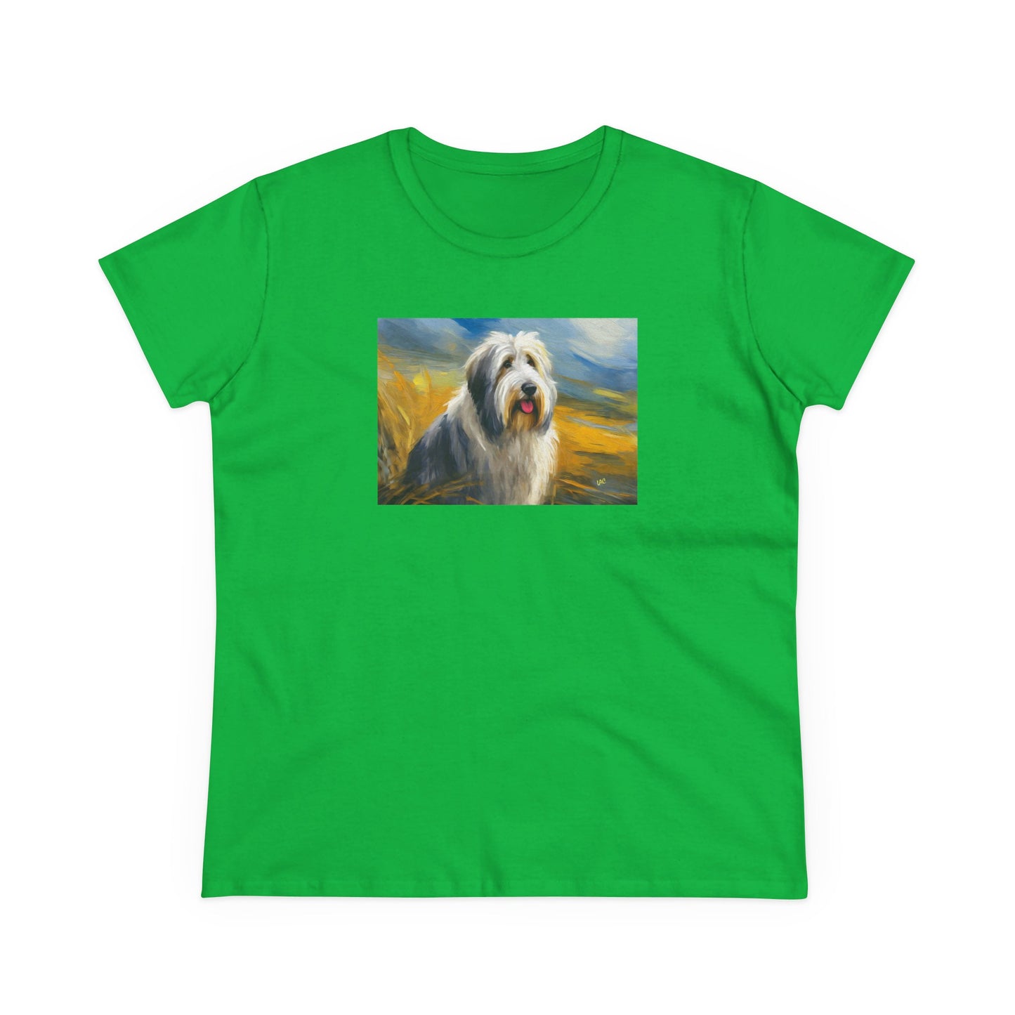 Old English Sheepdog Women's Midweight Cotton Tee