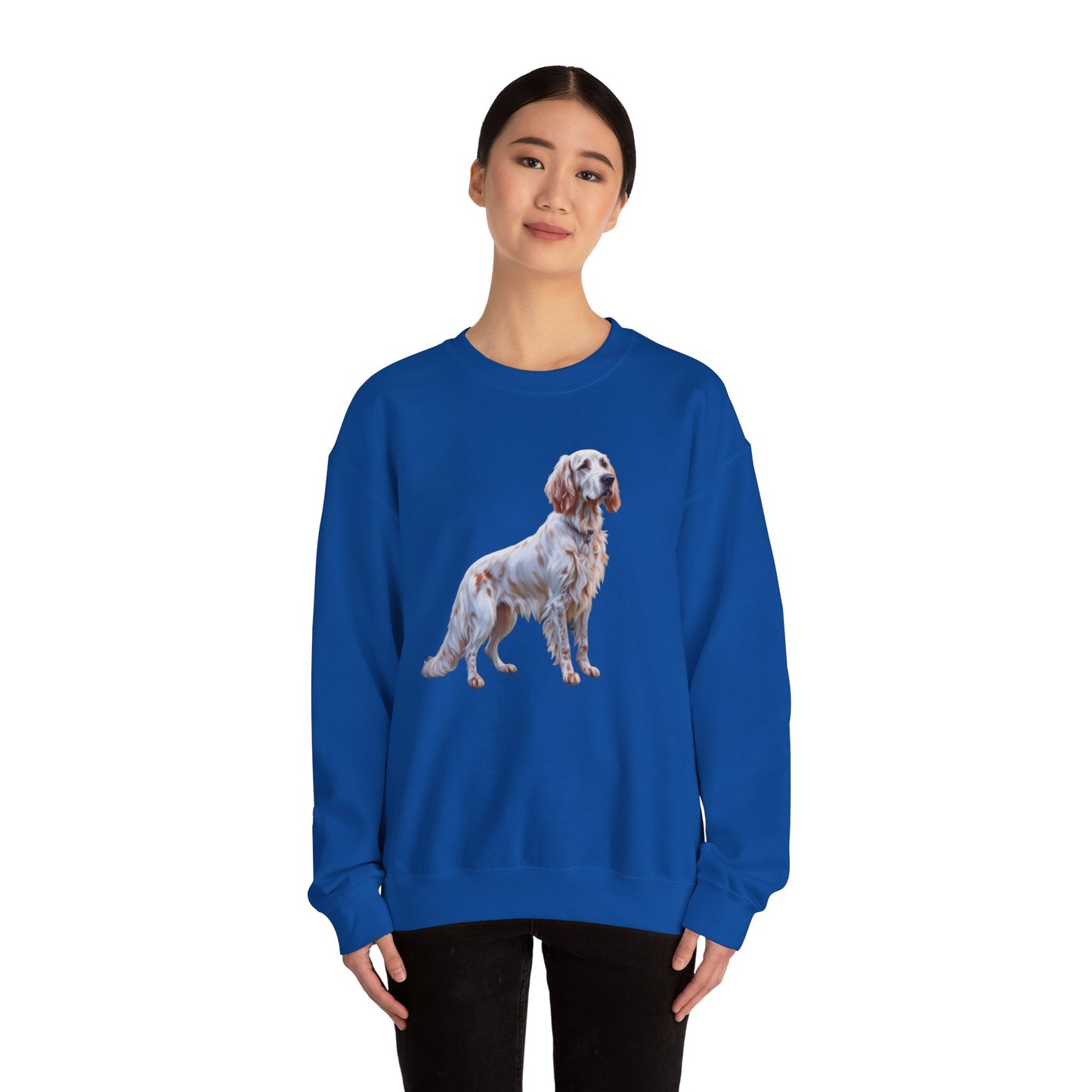 English Setter #2 - Unisex 50/50 Crewneck Sweatshirt