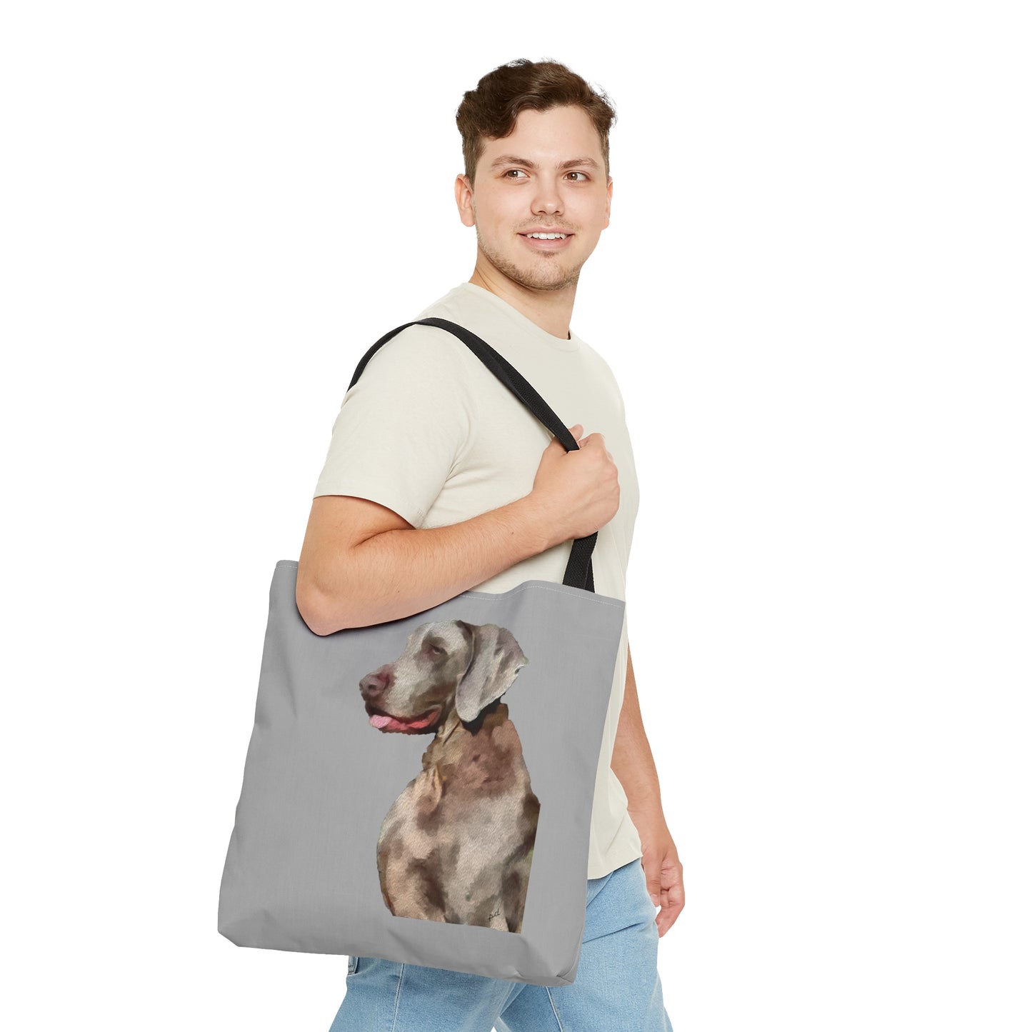 Weimaraner 'Rocky' Tote Bag