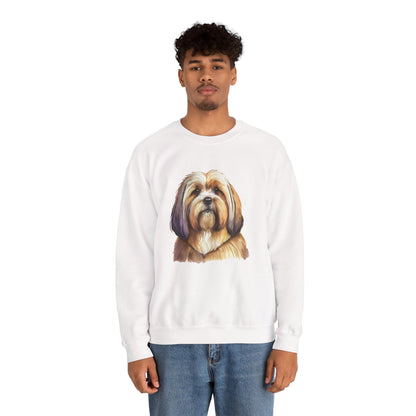 Lhasa Apso Unisex 50/50 Crewneck Sweatshirt