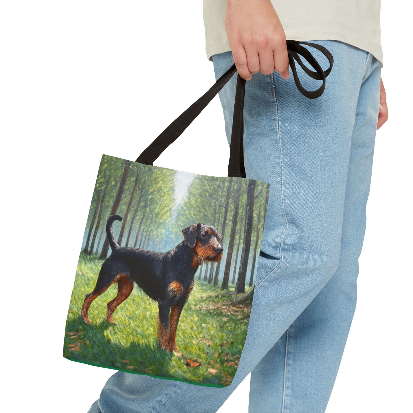 Jagdterrier Polyester Tote Bag: A Hunter's Companion
