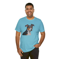 Teddy Roosevelt Terrier Unisex Jersey Short Sleeve Tee