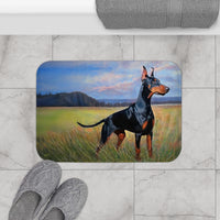 Doberman Pinscher  #1 --  Bathroom Rugmat