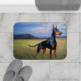 Doberman Pinscher  #1 --  Bathroom Rugmat