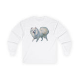 Japanese Spitz Unisex Classic Cotton Long Sleeve Tee