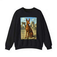 Egyptian Pharoh Hound - Unisex 50/50 Crewneck Sweatshirt