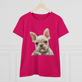 French Bulldog 'Bouvier' Women's Midweight Cotton Tee