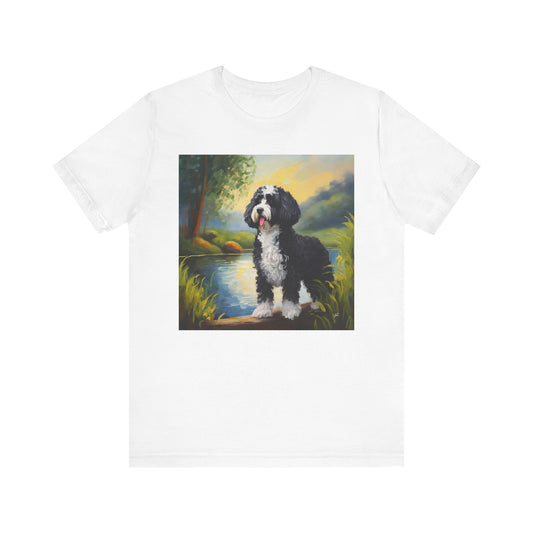 Portuguese Water Dog Unisex Jersey Short Sleeve Tee
