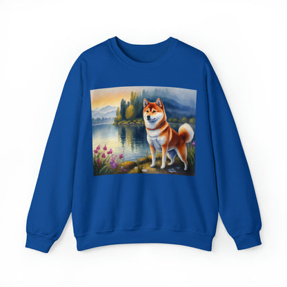 Shiba Inu Unisex 50/50 Crewneck Sweatshirt