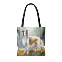 Borzoi 'Russian Wolfhound' Tote Bag