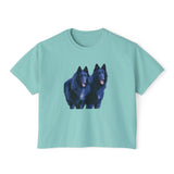 Belgian Shepherd Women's Oversized Boxy Tee