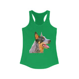 Blue Heeler - Australian Cattle Dog 'Percy' Women's Racerback Tank