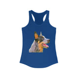 Blue Heeler - Australian Cattle Dog 'Percy' Women's Racerback Tank