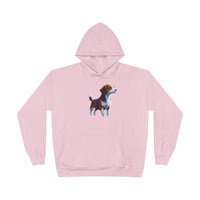 Drever Puppy - Unisex Fleece Lined Pullover Hoodie Sweatshirt