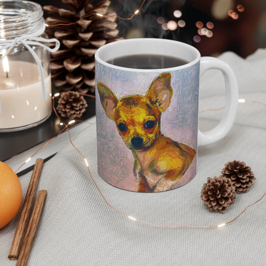 Chihuahua 'Belle' - Delightful Ceramic Mug 11oz